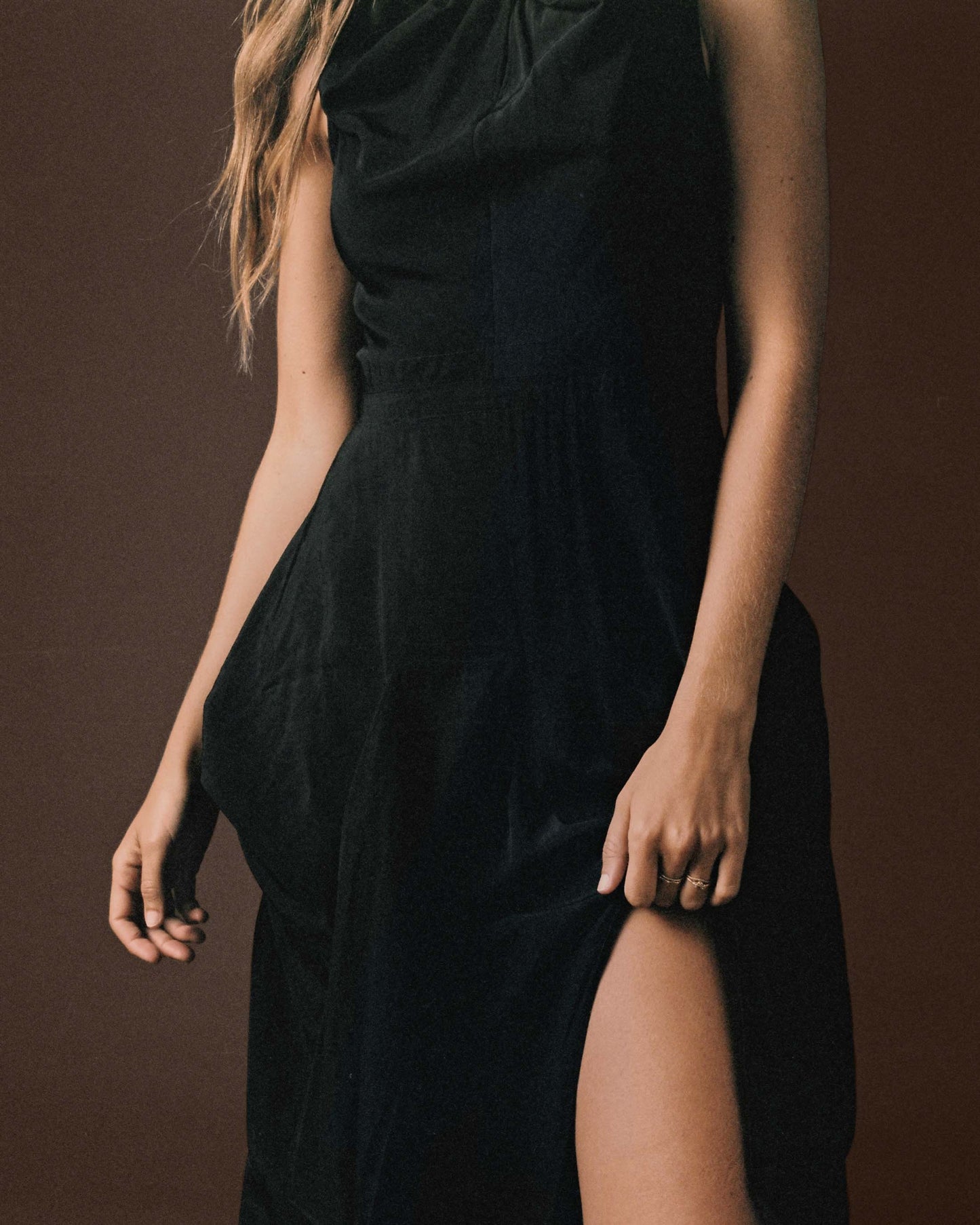 FALLON-dress-céline-black-pheobephilo-vintage-women-luxury-clothing-rare-fashion-curated-art-collection