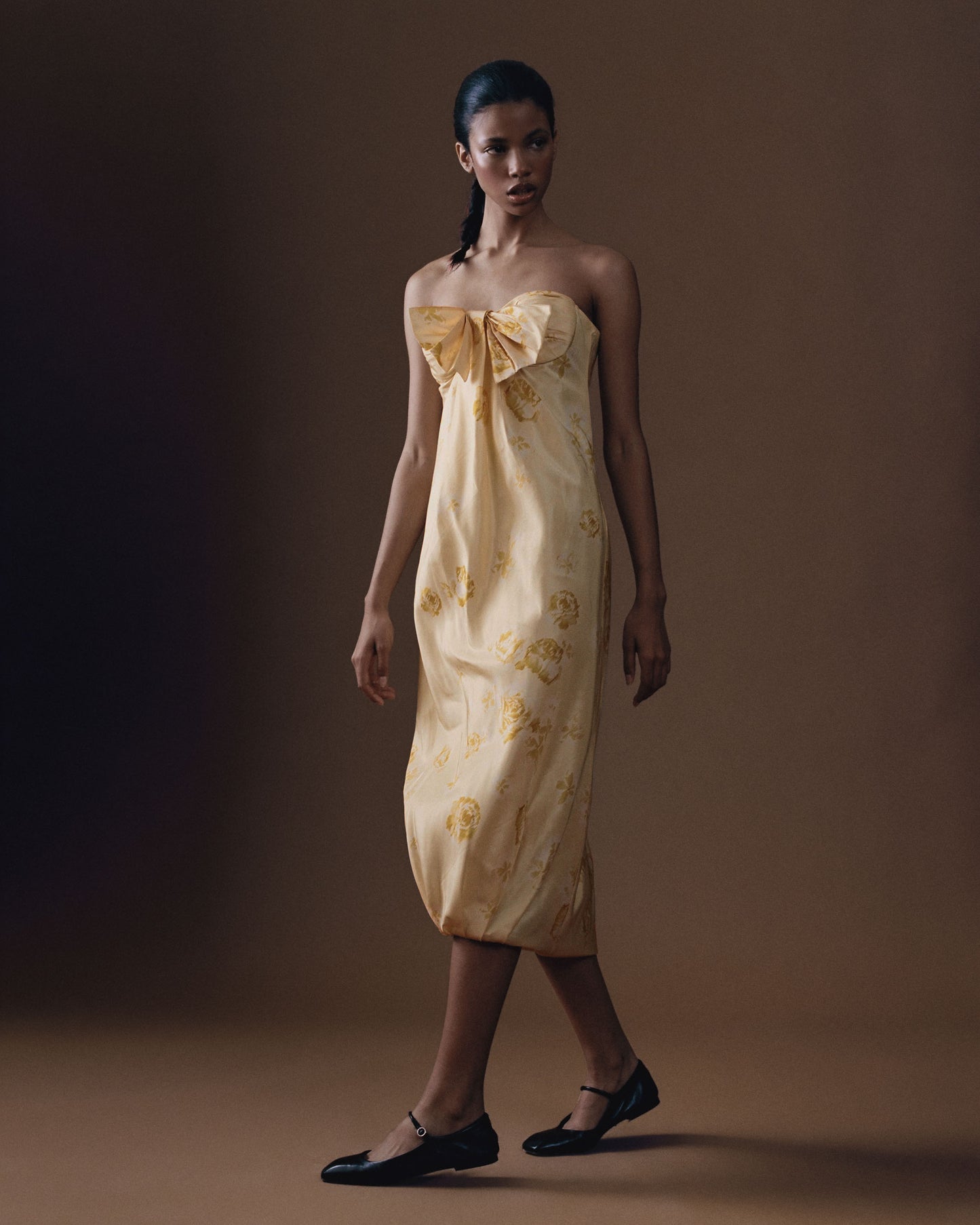 FALLON-dress-giambatista valli-yellow-silk-vintage-women-luxury-clothing-rare-fashion-curated-art-collection