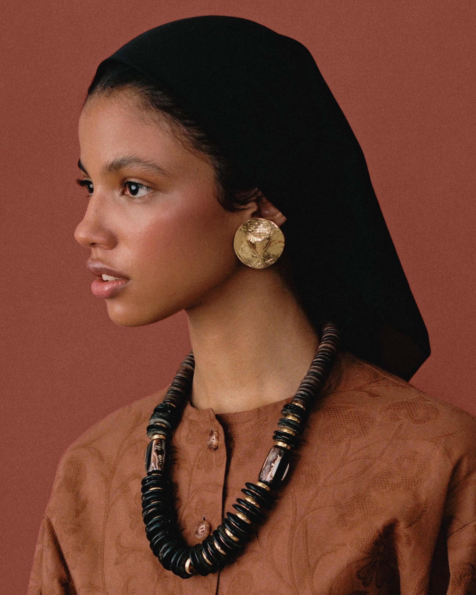 FALLON-earrings-yves saint laurent-heart-ysl-gold-vintage-women-luxury-clothing-rare-fashion-curated-art-collection