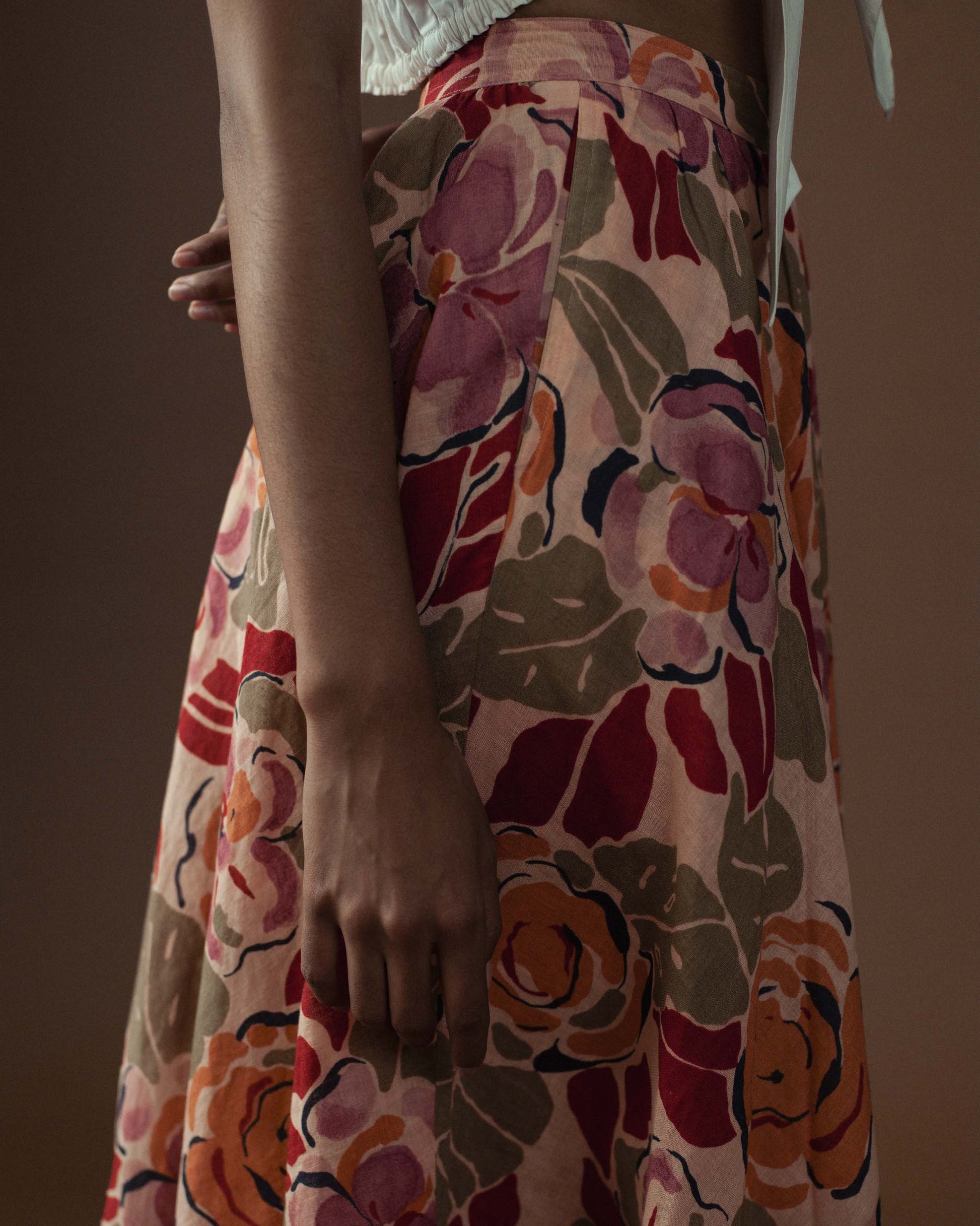 FALLON-jupe-christiandior-rose-coton-vintage-luxe-rare-mode-collection-femme00001