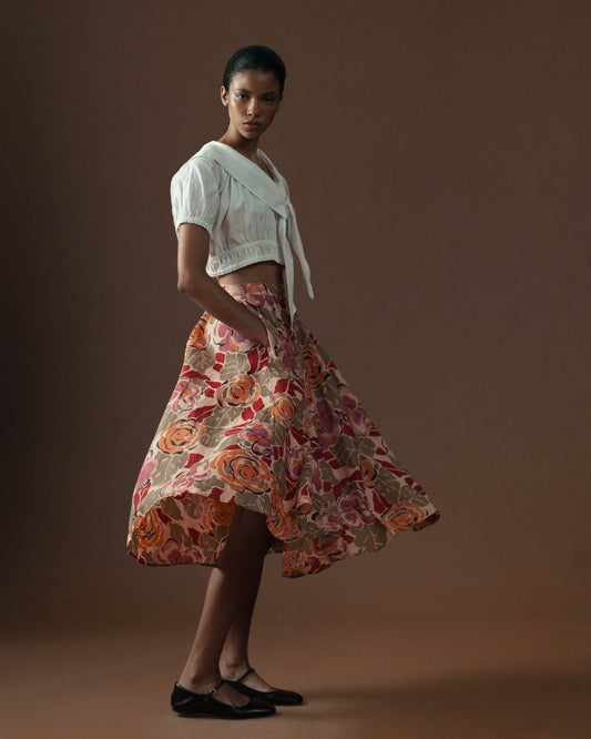 FALLON-jupe-christiandior-rose-coton-vintage-luxe-rare-mode-collection-femme00002