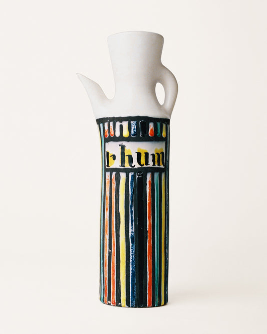 FALLON-pitcher-roger capron-ceramic-pyjama-pattern-vintage-women-luxury-clothing-rare-fashion-curated-art-collection