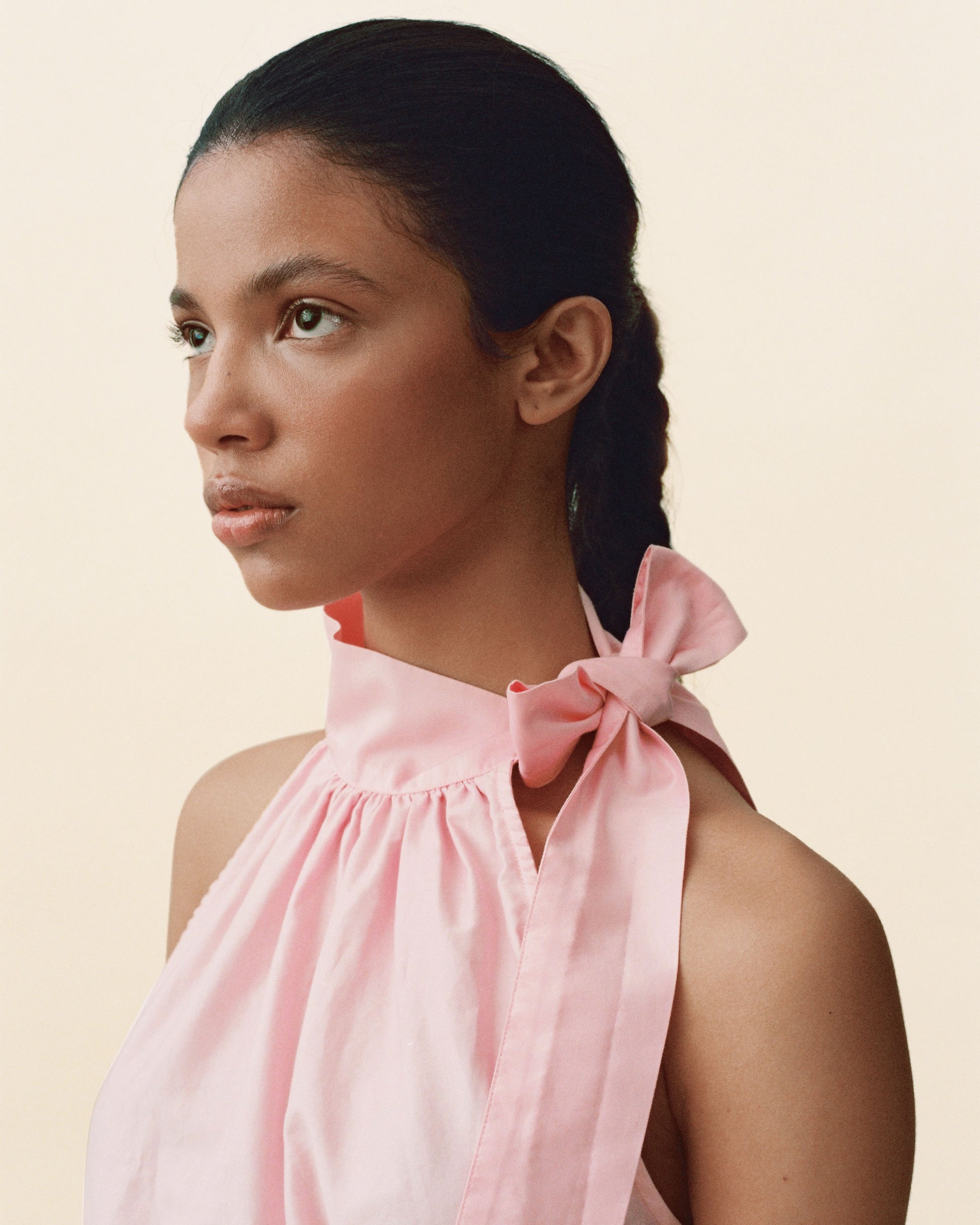 FALLON-set-yves saint laurent-pink-coton-vintage-women-luxury-clothing-rare-fashion-curated-art-collection