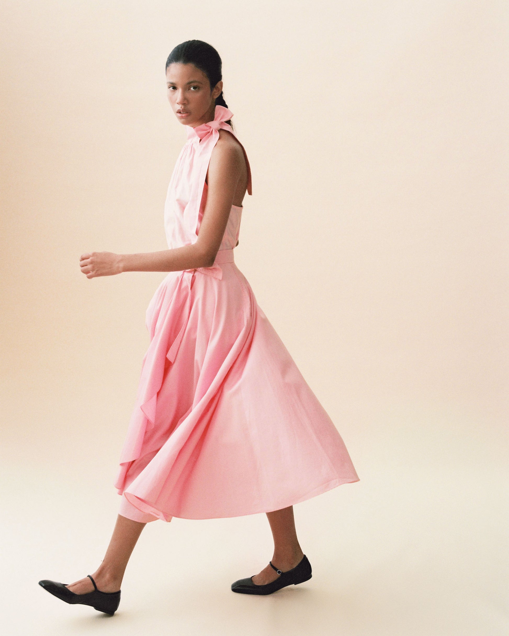 FALLON-set-yves saint laurent-pink-coton-vintage-women-luxury-clothing-rare-fashion-curated-art-collection