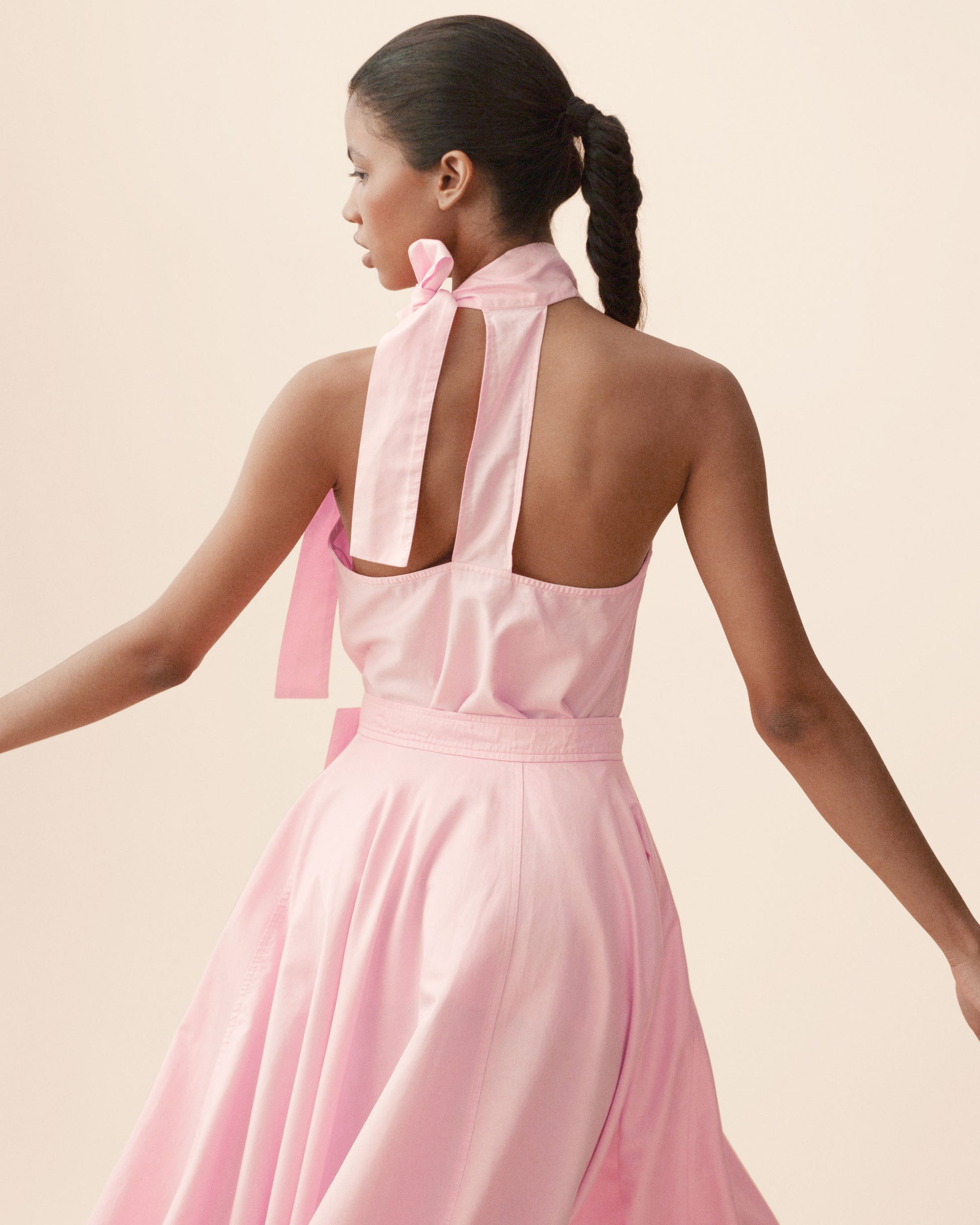 FALLON-set-yves saint laurent-pink-coton-vintage-women-luxury-clothing-rare-fashion-curated-art-collection