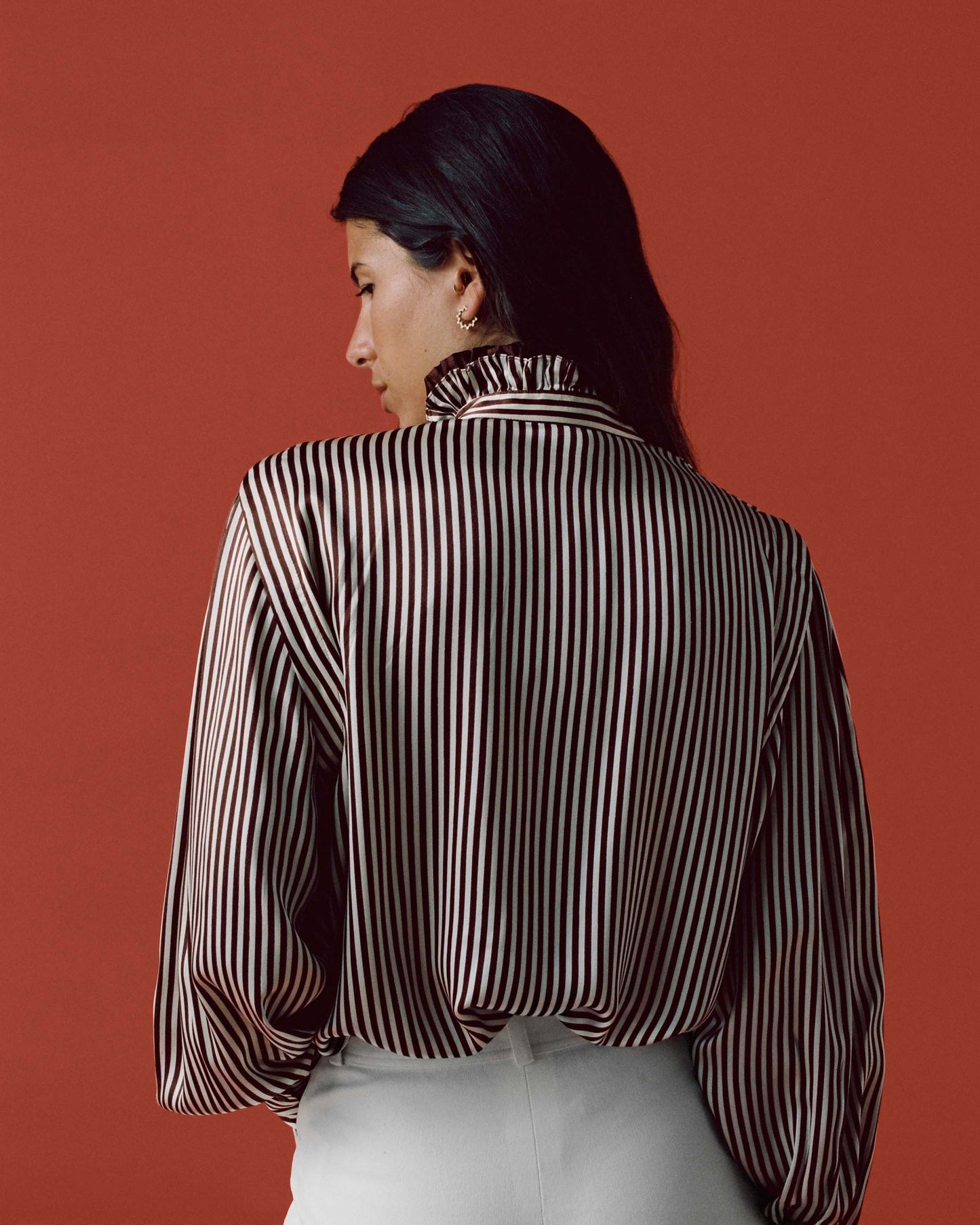 FALLON-shirt-christian dior-red-white-satin-vintage-women-luxury-clothing-rare-fashion-curated-art