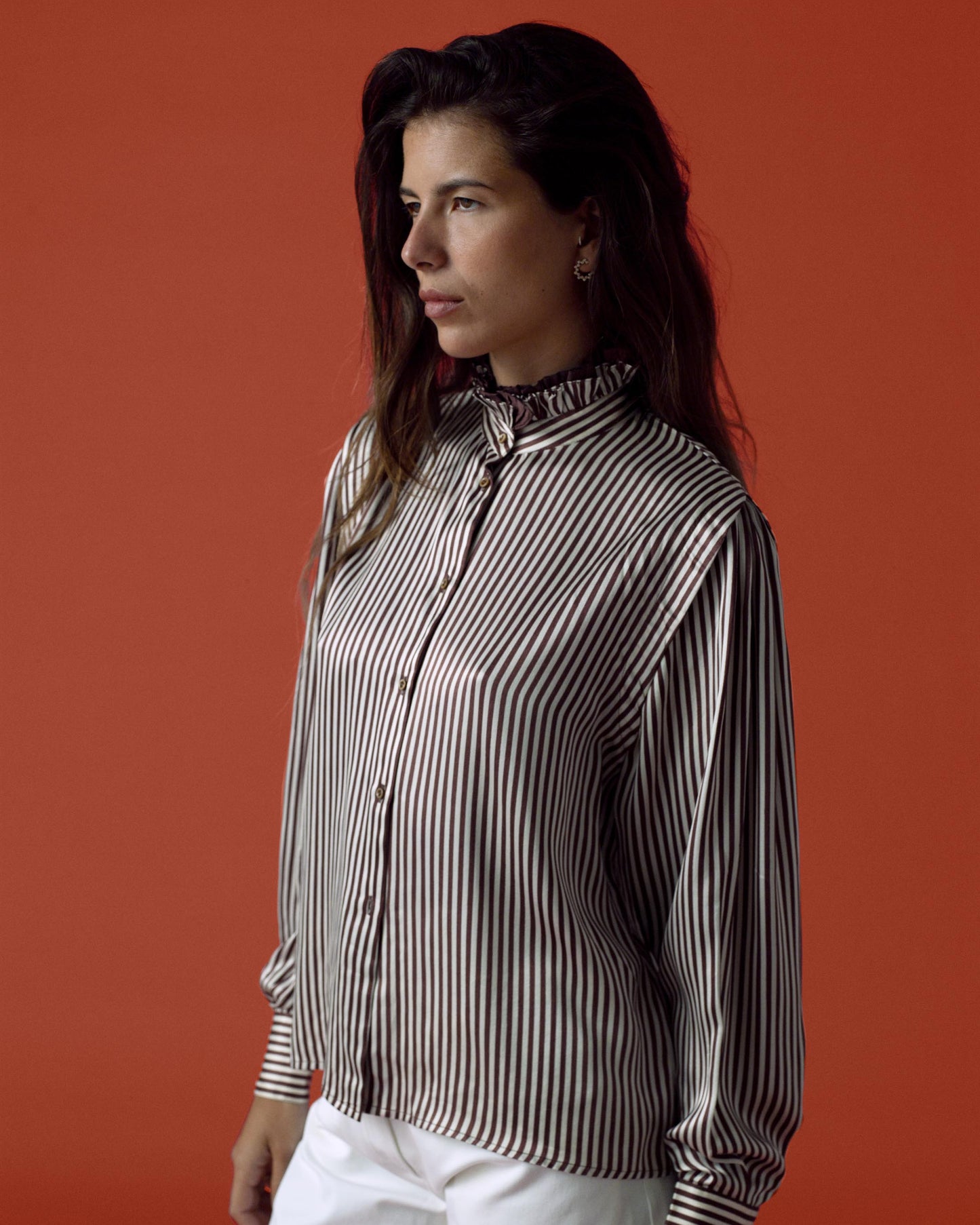 FALLON-shirt-christian dior-red-white-satin-vintage-women-luxury-clothing-rare-fashion-curated-art