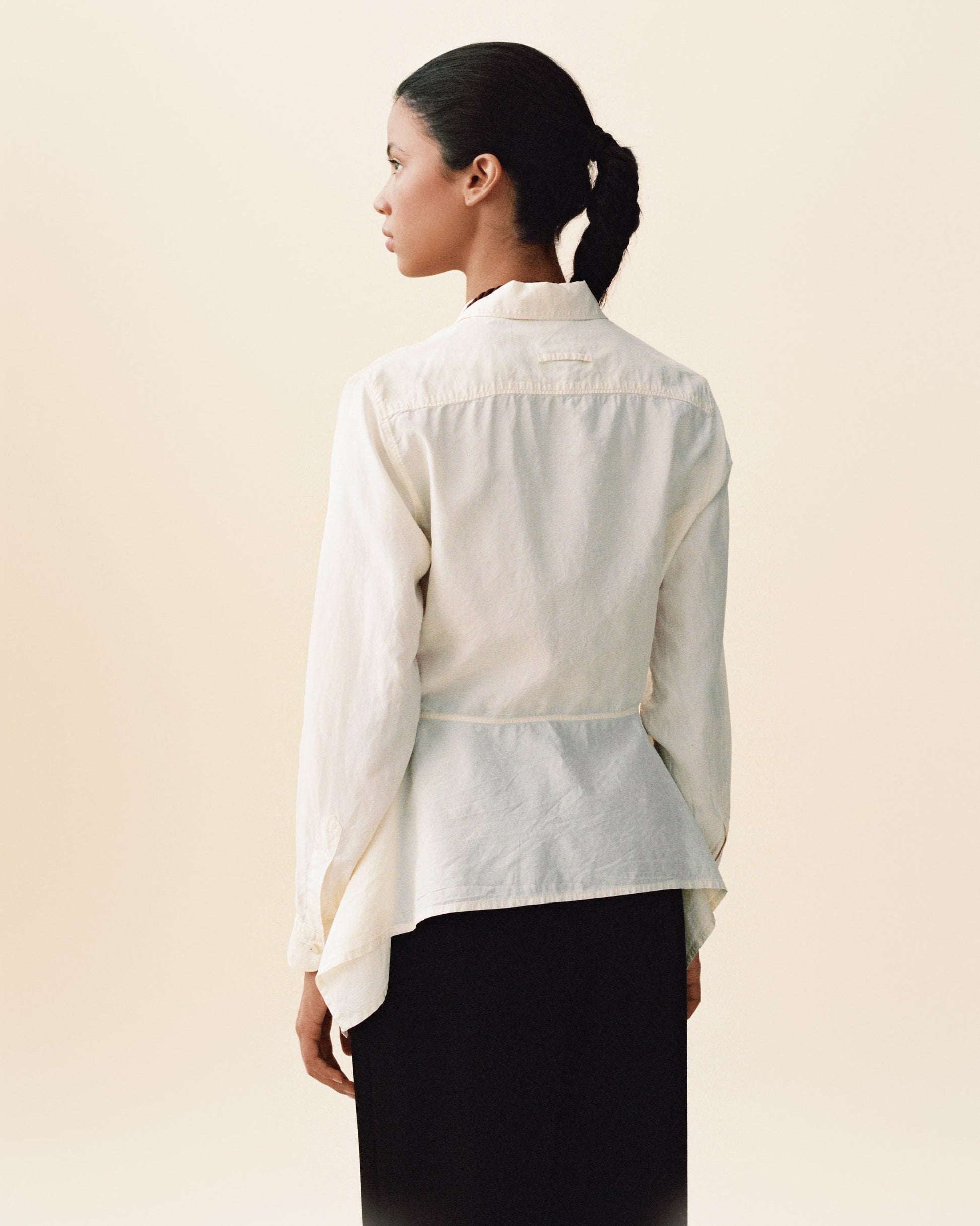 FALLON-shirt-jean-paul gauthier-white-silk-vintage-women-luxury-clothing-rare-fashion-curated-art-collection