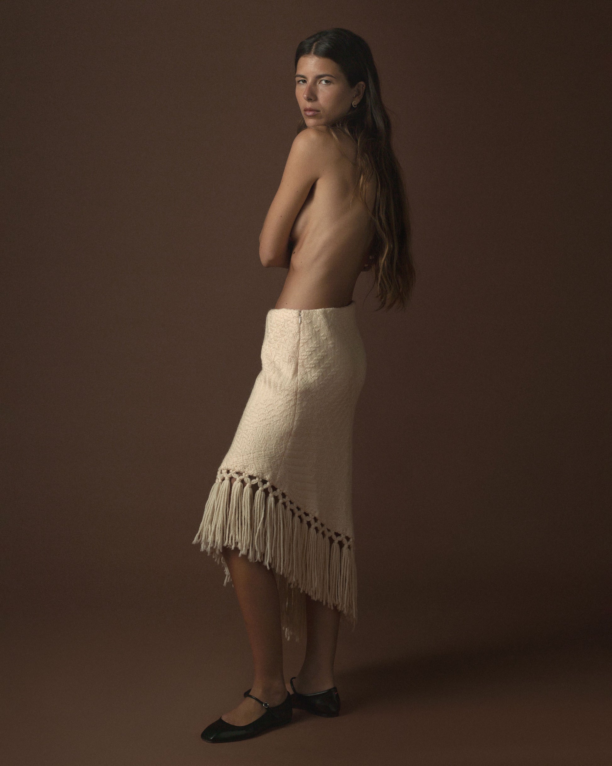 FALLON-skirt-dolce gabanna-ecru-vintage-women-luxury-clothing-rare-fashion-curated-art