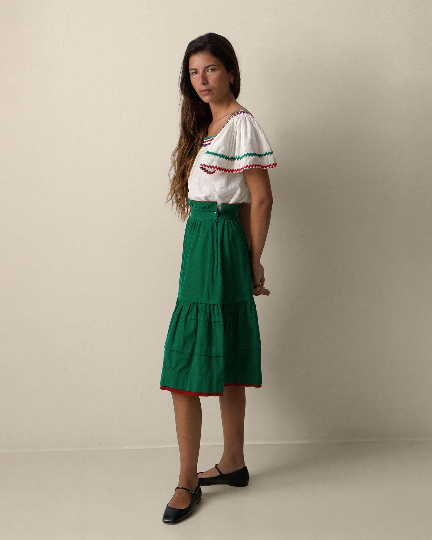FALLON-skirt-kenzo-green-velvet-vintage-luxe-vintage-women-luxury-clothing-rare-fashion-curated-art