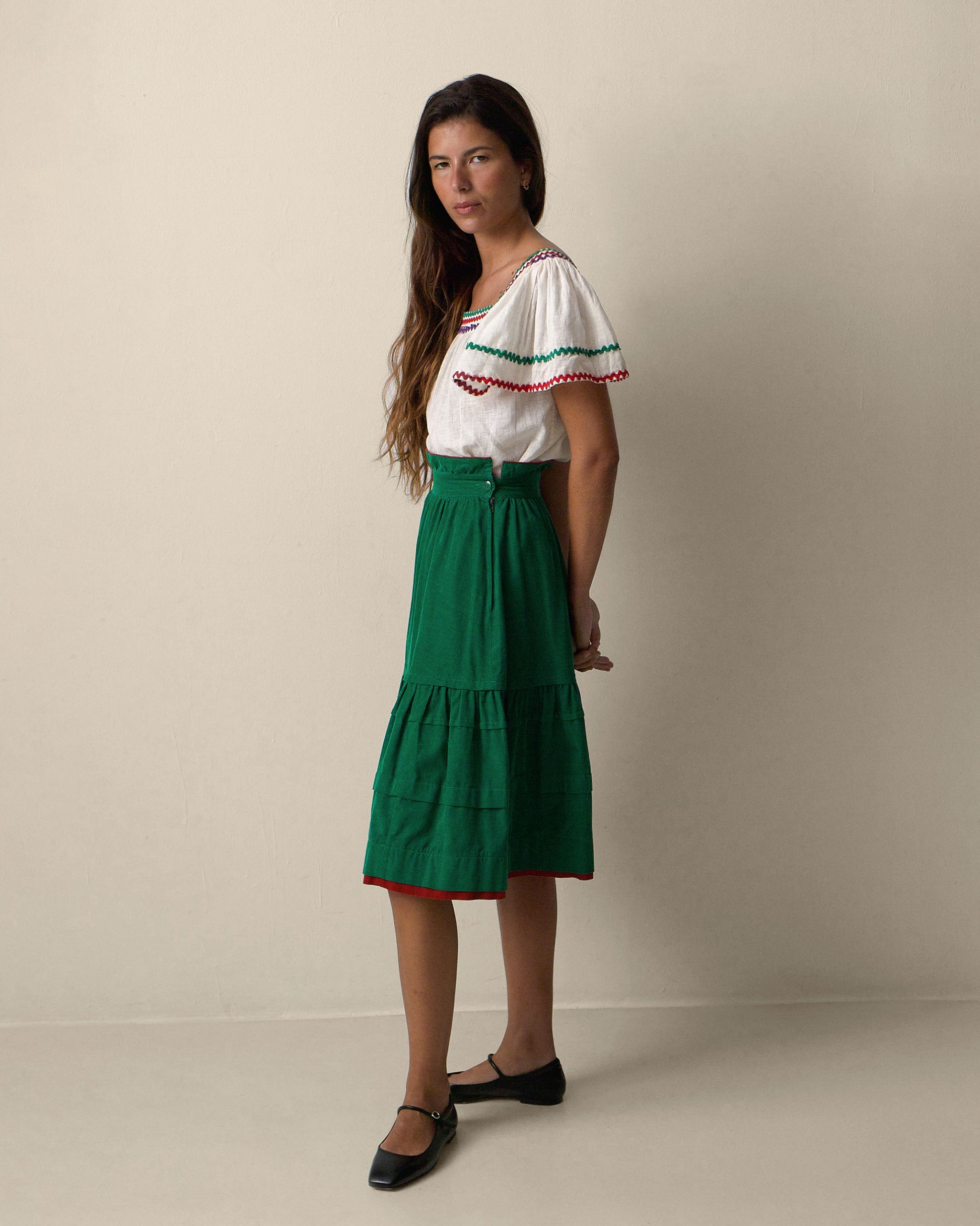FALLON-skirt-kenzo-green-velvet-vintage-luxe-vintage-women-luxury-clothing-rare-fashion-curated-art
