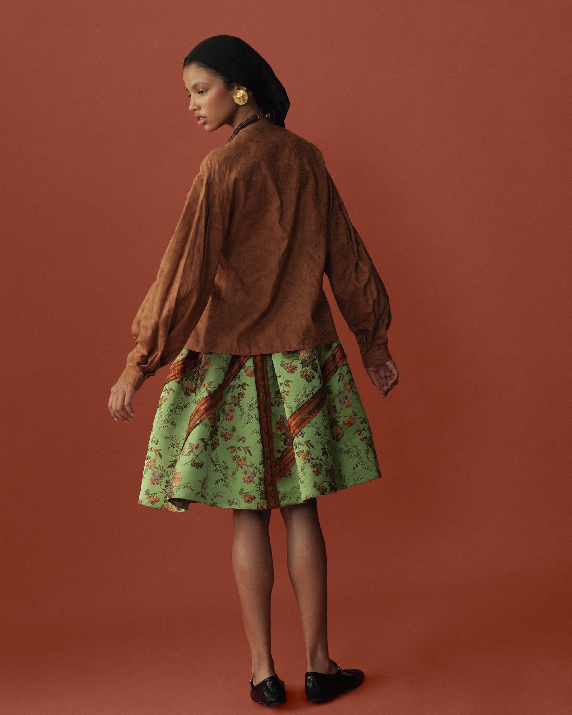 FALLON-skirt-prada-green-vintage-women-luxury-clothing-rare-fashion-curated-art-collection