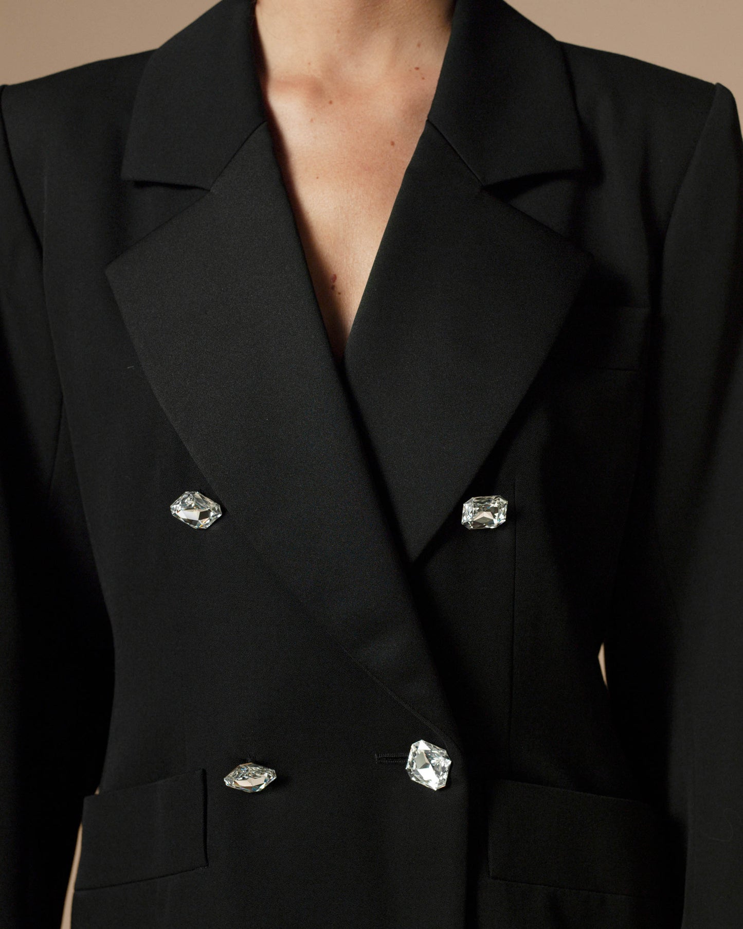 FALLON-suit-yves saint laurent-ysl-black-wool-vintage-women-luxury-clothing-rare-fashion-curated-art-collection