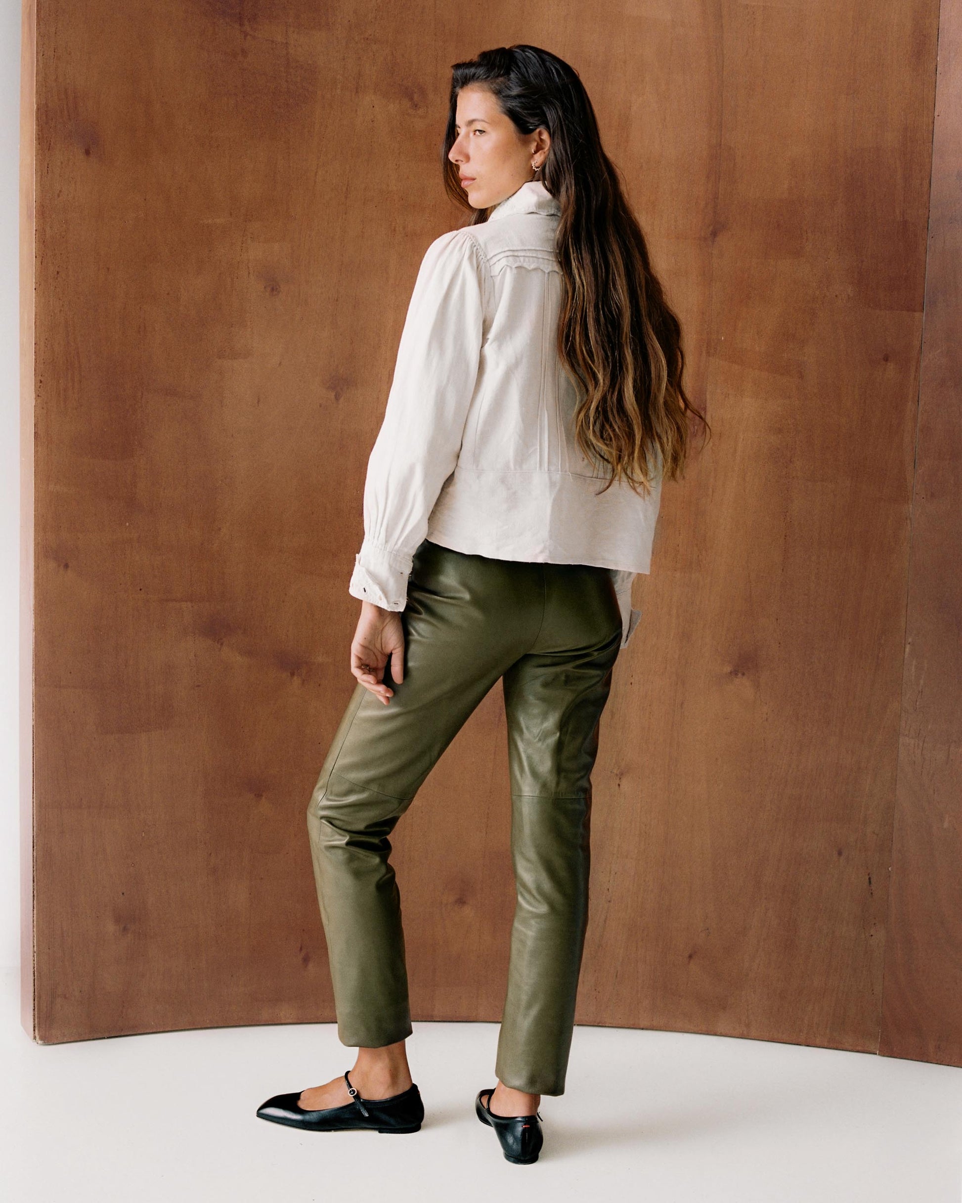 FALLON-trousers-chanel-green-leather-vintage-women-luxury-clothing-rare-fashion-curated-art-collection