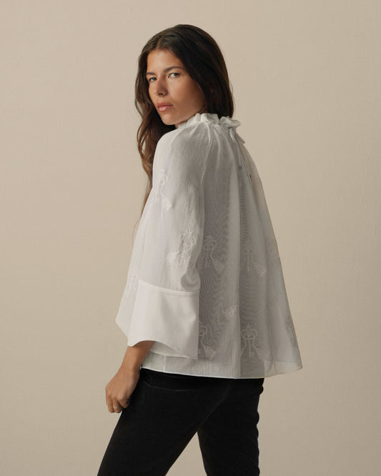 FALLON-blouse-white-hermes-coton-vintage-luxury-rare-clothing-rare-fashion-curated-art