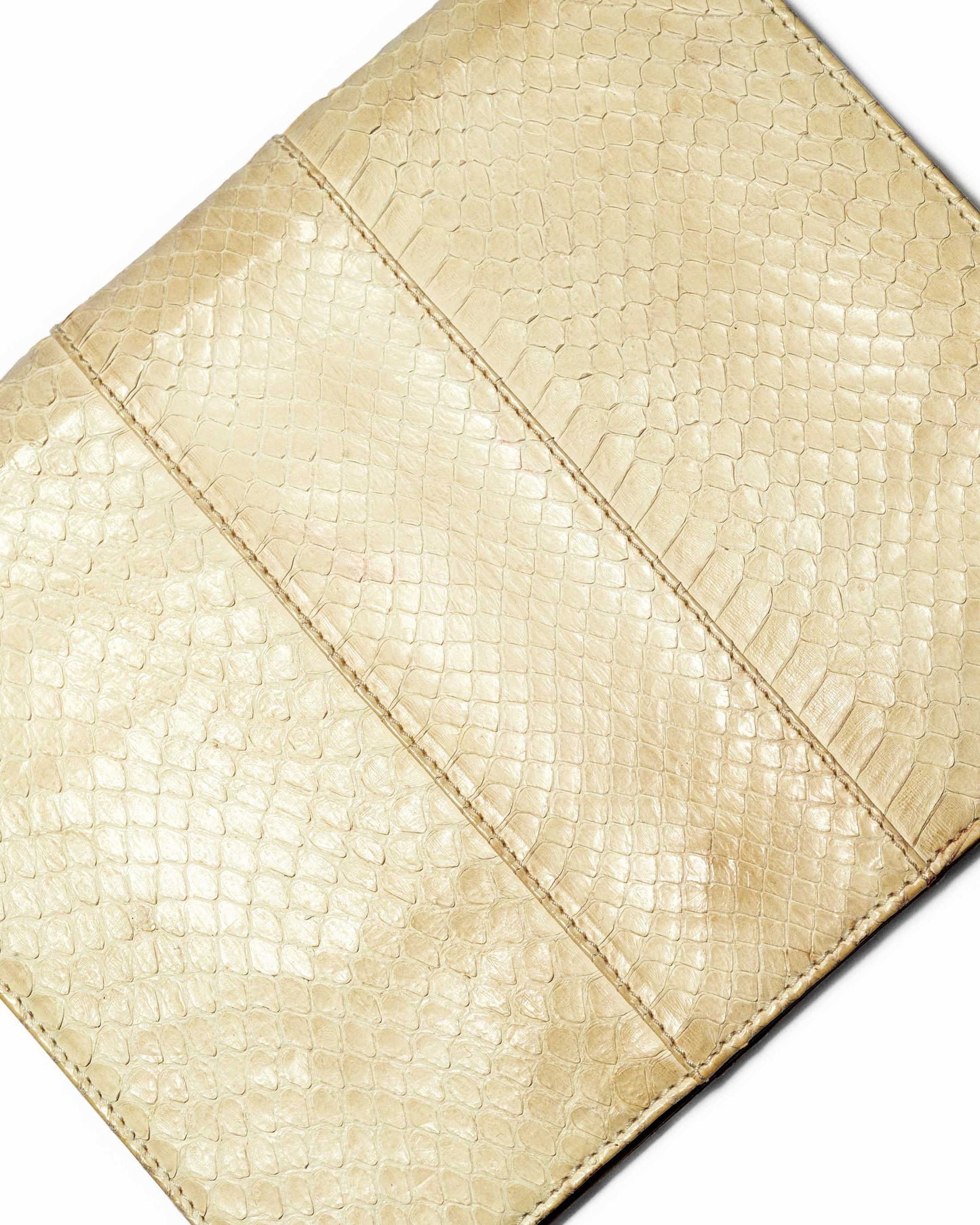 FALLON-clutch-giorgio armani-ecru-python-vintage-women-luxury-clothing-rare-fashion-curated-art-collection