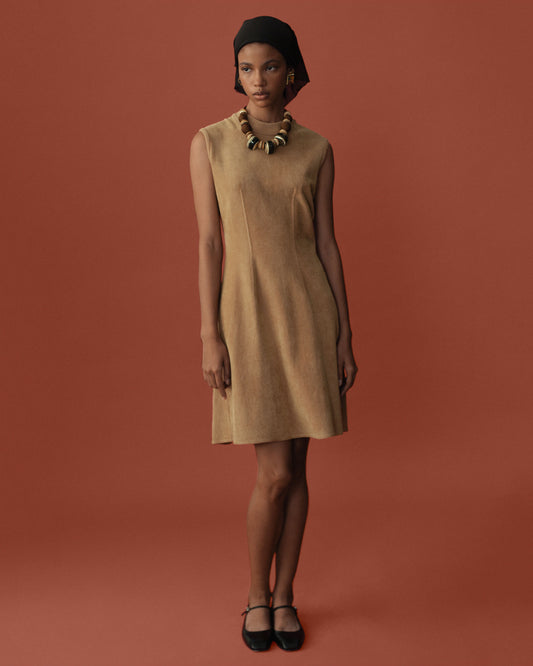 FALLON-dress-alaia-brown-vintage-women-luxury-clothing-rare-fashion-curated-art-collection