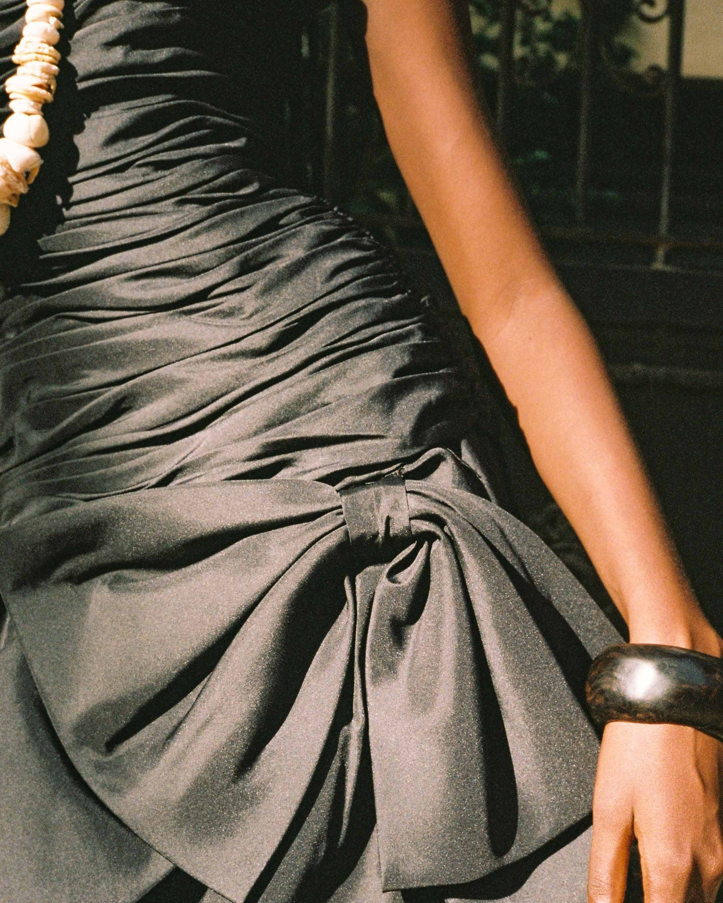 FALLON-dress-christian dior-black-silk-vintage-women-luxury-clothing-rare-fashion-curated-art-collection
