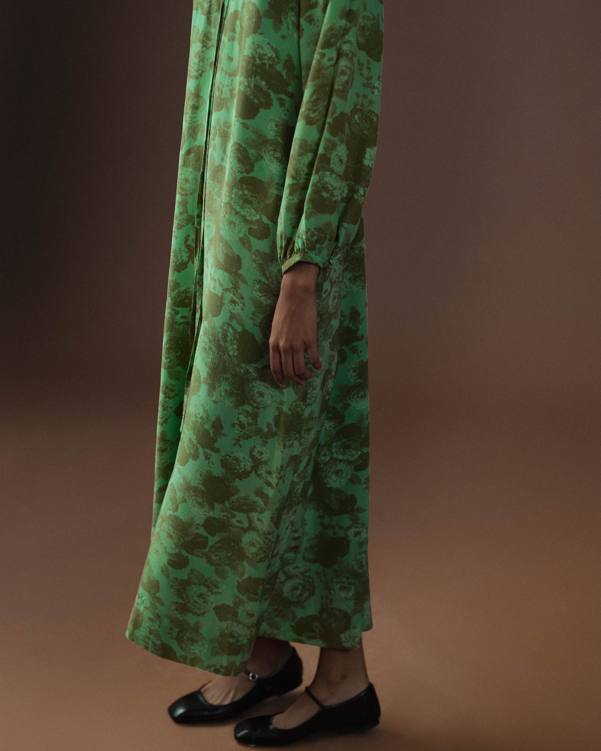 FALLON-dress-ysl-saint laurent-green-silk-vintage-women-luxury-clothing-rare-fashion-curated-art-collection