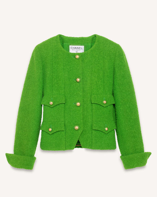 FALLON-jacket-chanel-green-wool-iconic-vintage-women-luxury-clothing-rare-fashion-curated-art-collection