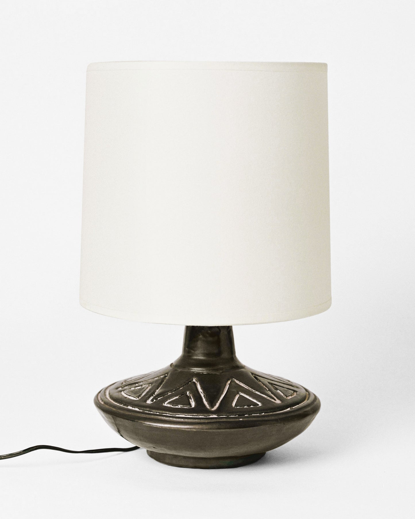 FALLON-lamp-michelriviere-ceramic-black-vintage-women-luxury-clothing-rare-fashion-curated-art