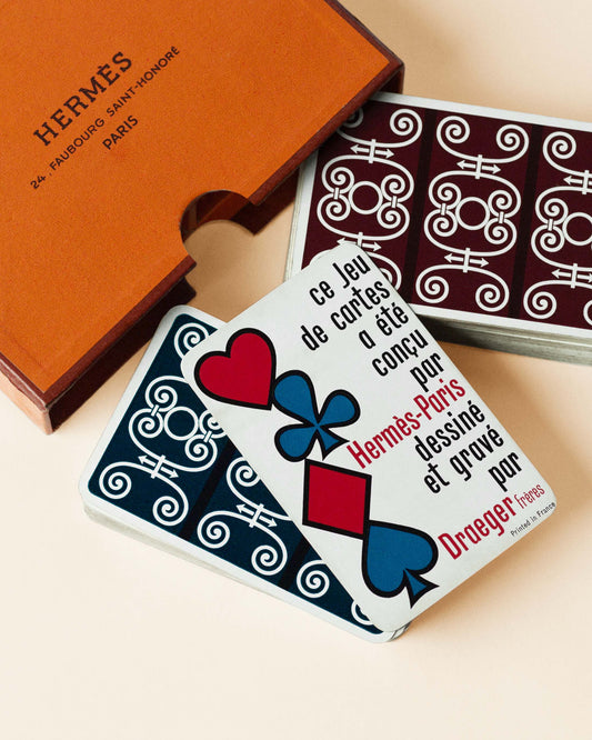 FALLON-playing cards-set-hermès-vintage-women-luxury-clothing-rare-fashion-curated-art