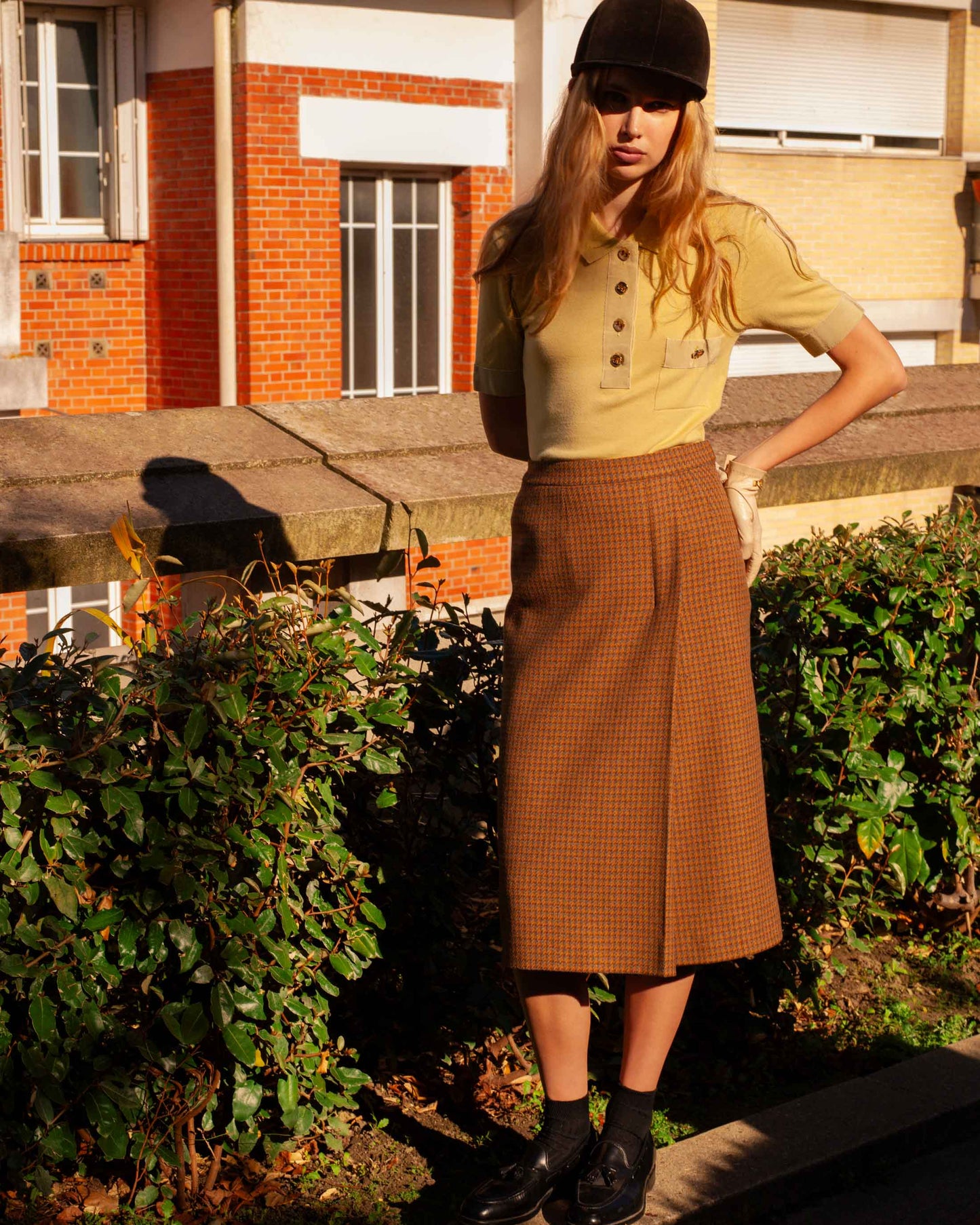 FALLON-skirt-hermes-brown-wool-classic-vintage-women-luxury-clothing-rare-fashion-curated-art-collection00001