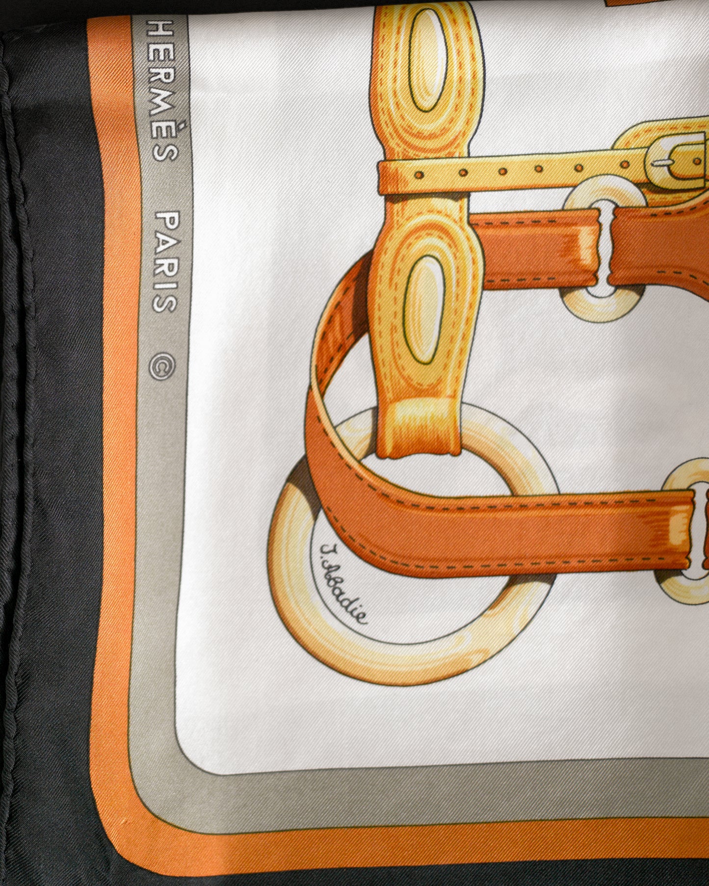 Foulard hermès Coaching en soie 90x90cm