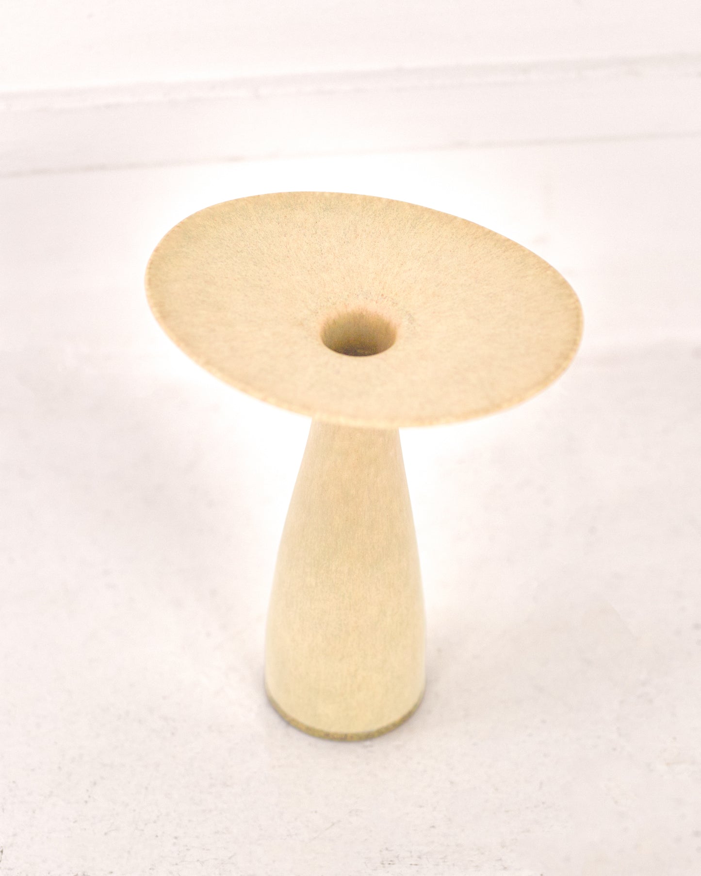 Vase stig lindberg écru en céramique