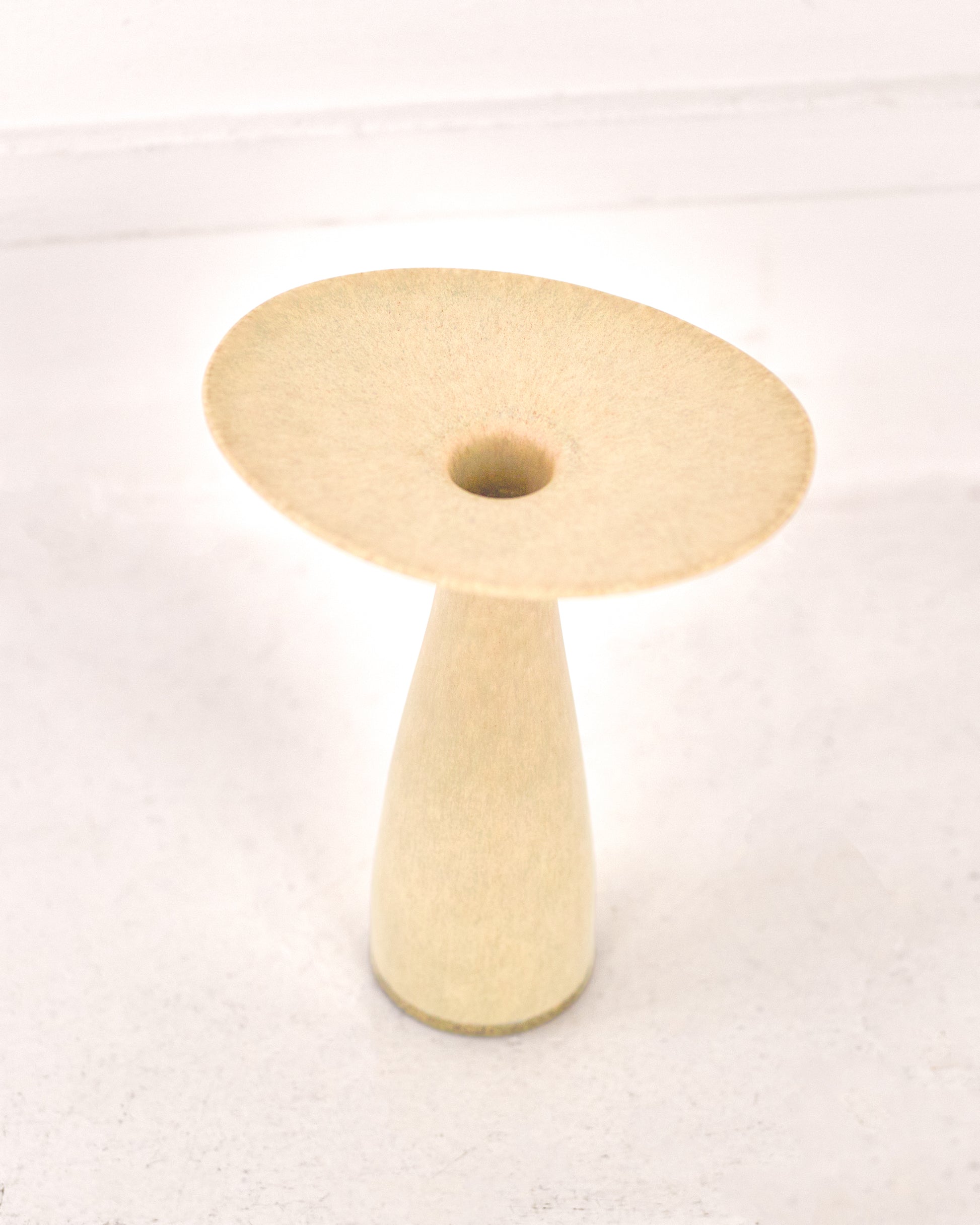 Vase stig lindberg écru en céramique