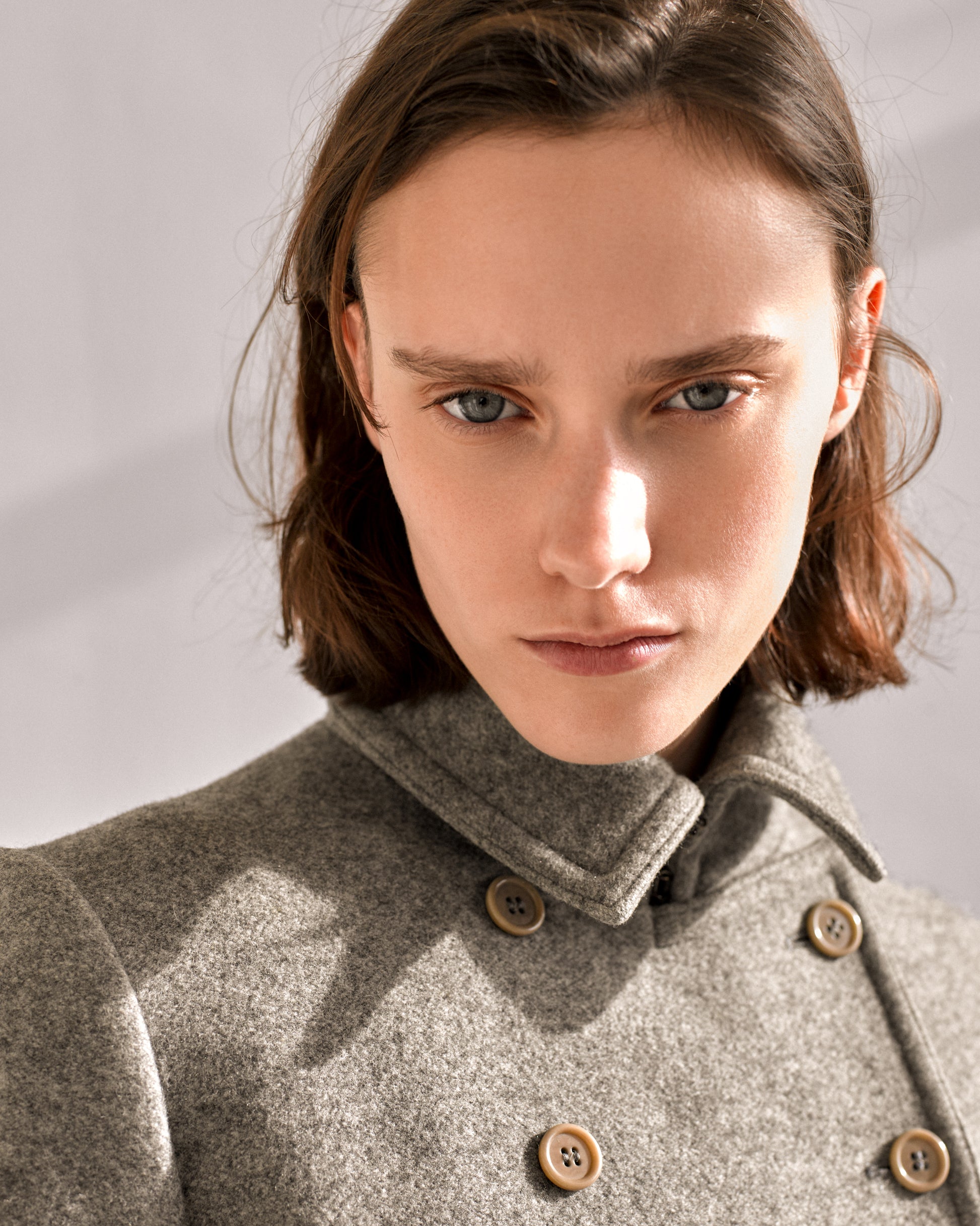 Caban miu miu de la collection FW1997, en laine et col montant