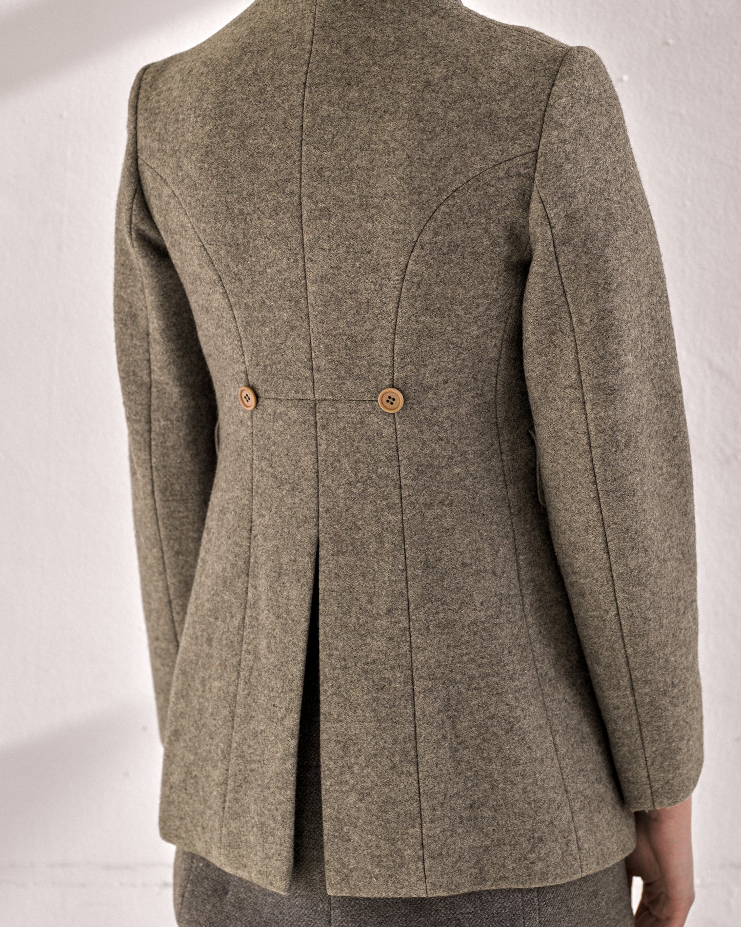 Caban miu miu de la collection FW1997, en laine et col montant