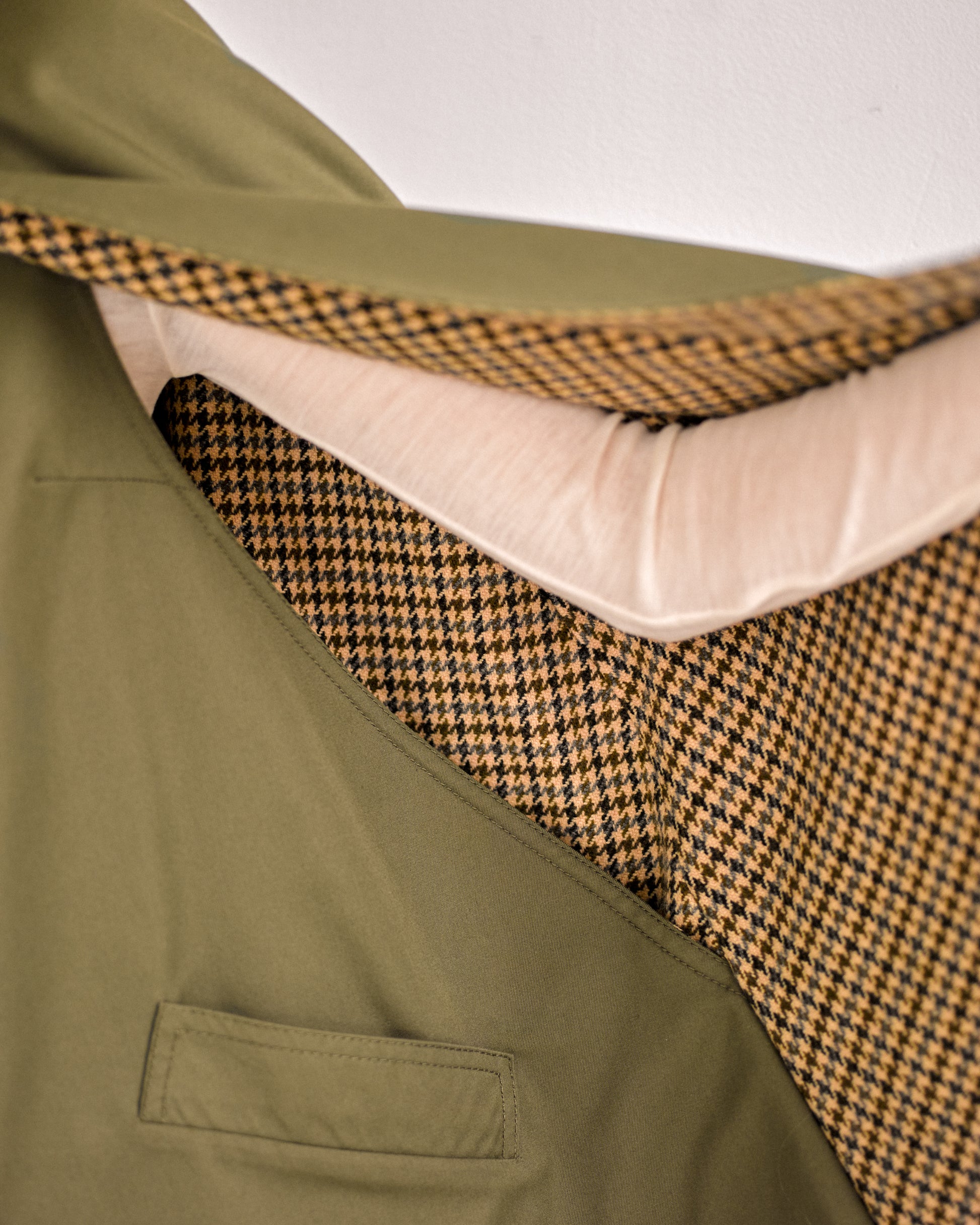 Cape Hermès kaki des années 70