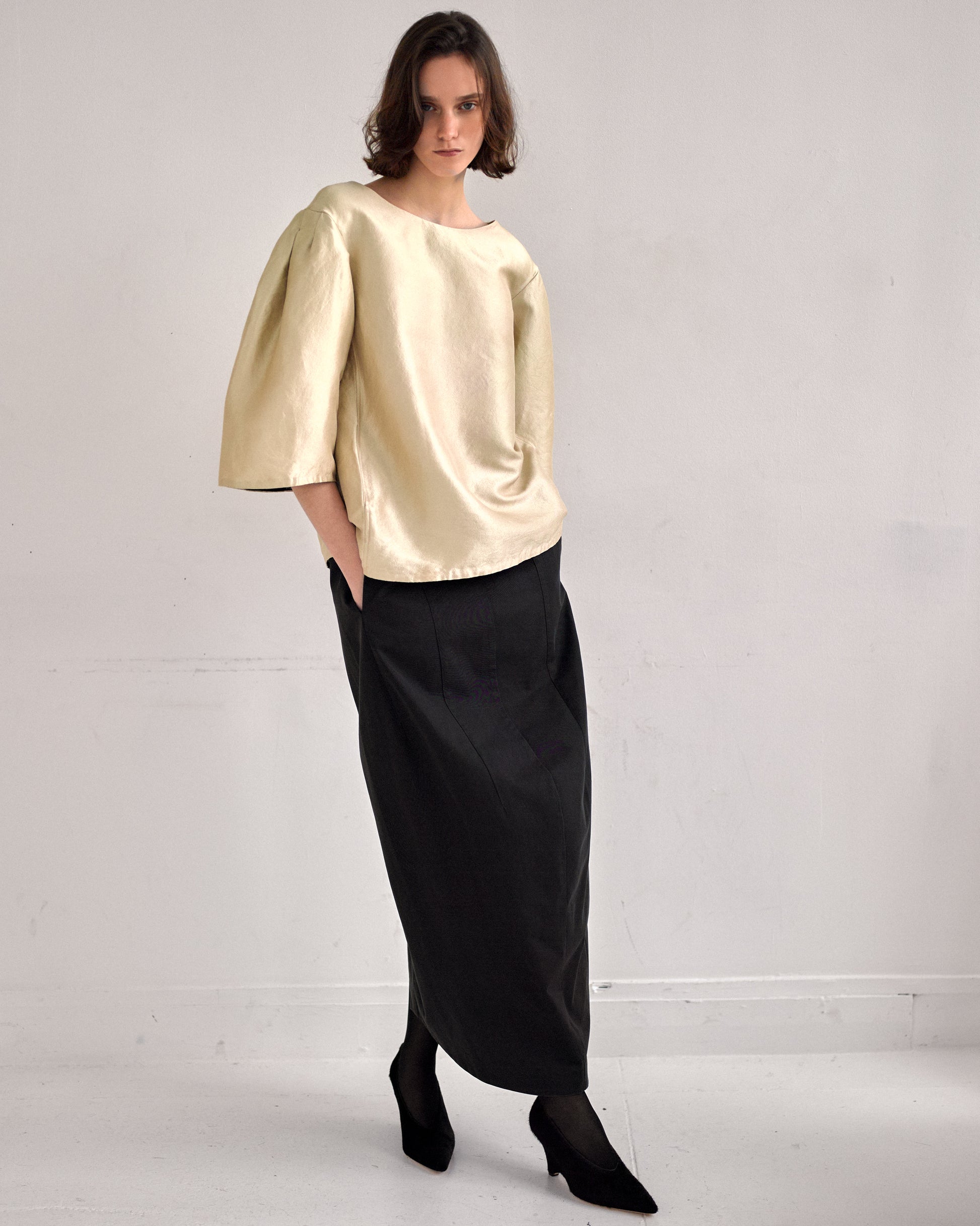 jupe comme des garçons coton noire