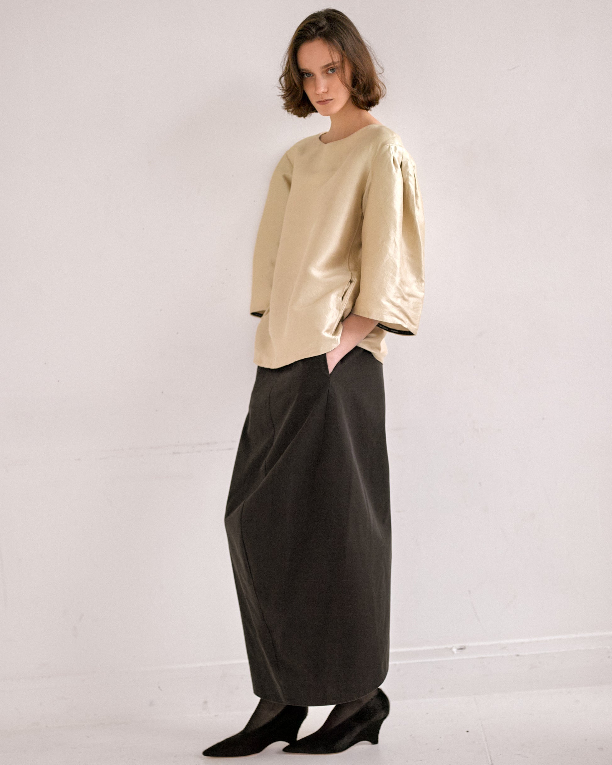 jupe comme des garçons coton noire