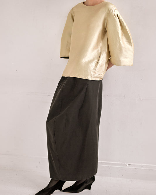 jupe comme des garçons coton noire