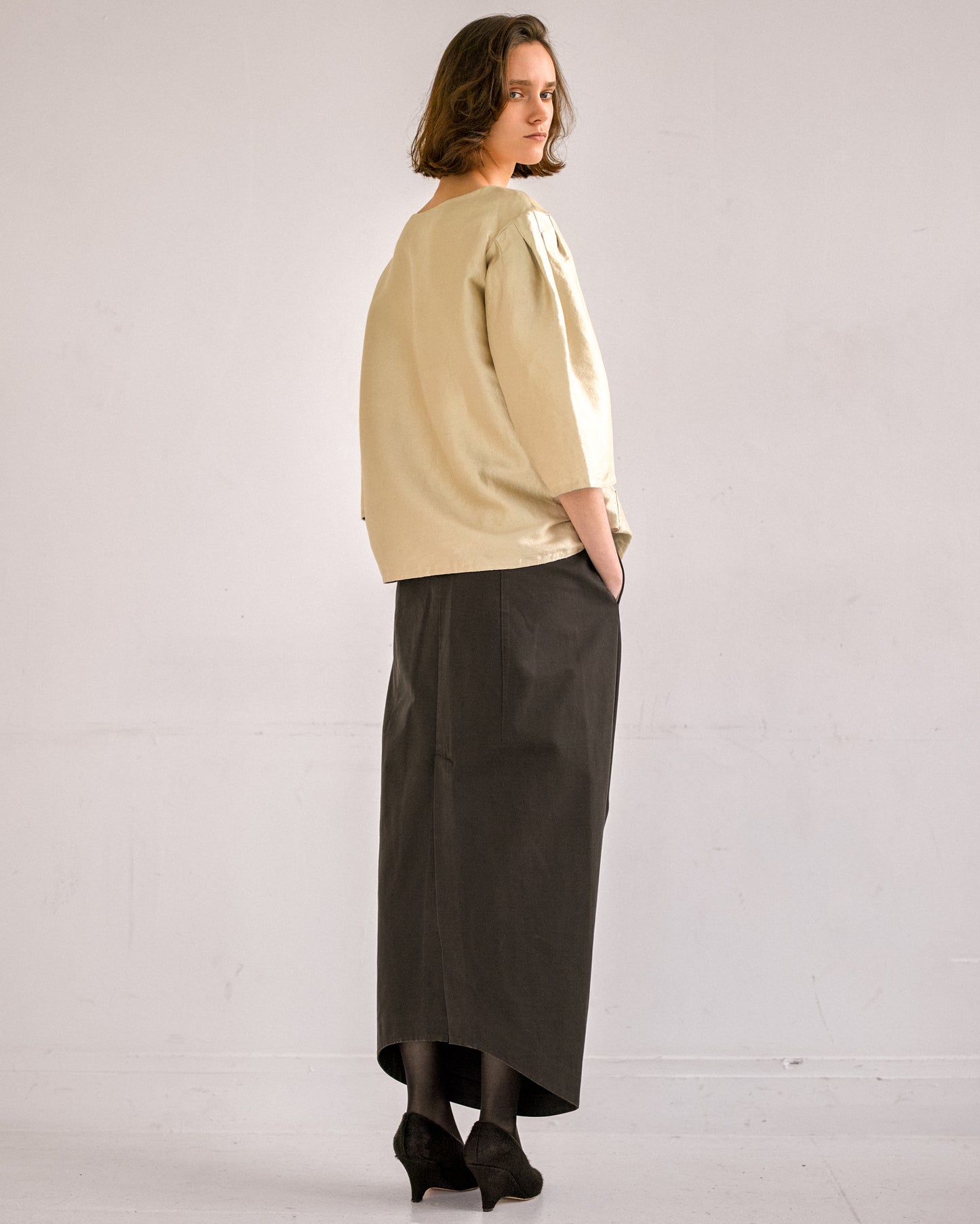 jupe comme des garçons coton noire